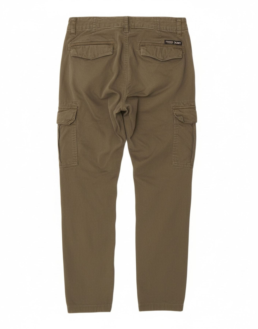 Calça cargo slim feminina SUPERDRY W26 L30 algodão verde