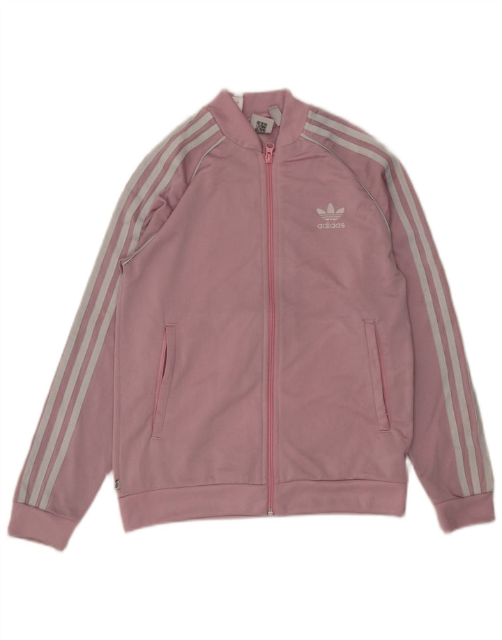 Adidas Pige Træningsdragt Topjakke 11-12 År Pink Polyester