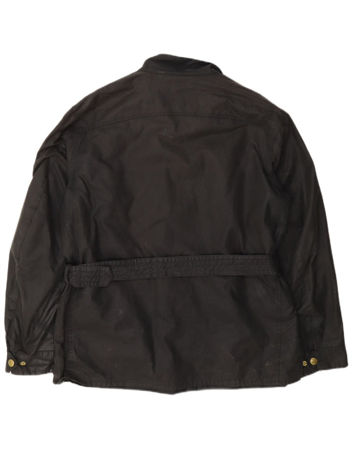 Barbour Herre vokset bomuldsjakke UK 42 XL Sort
