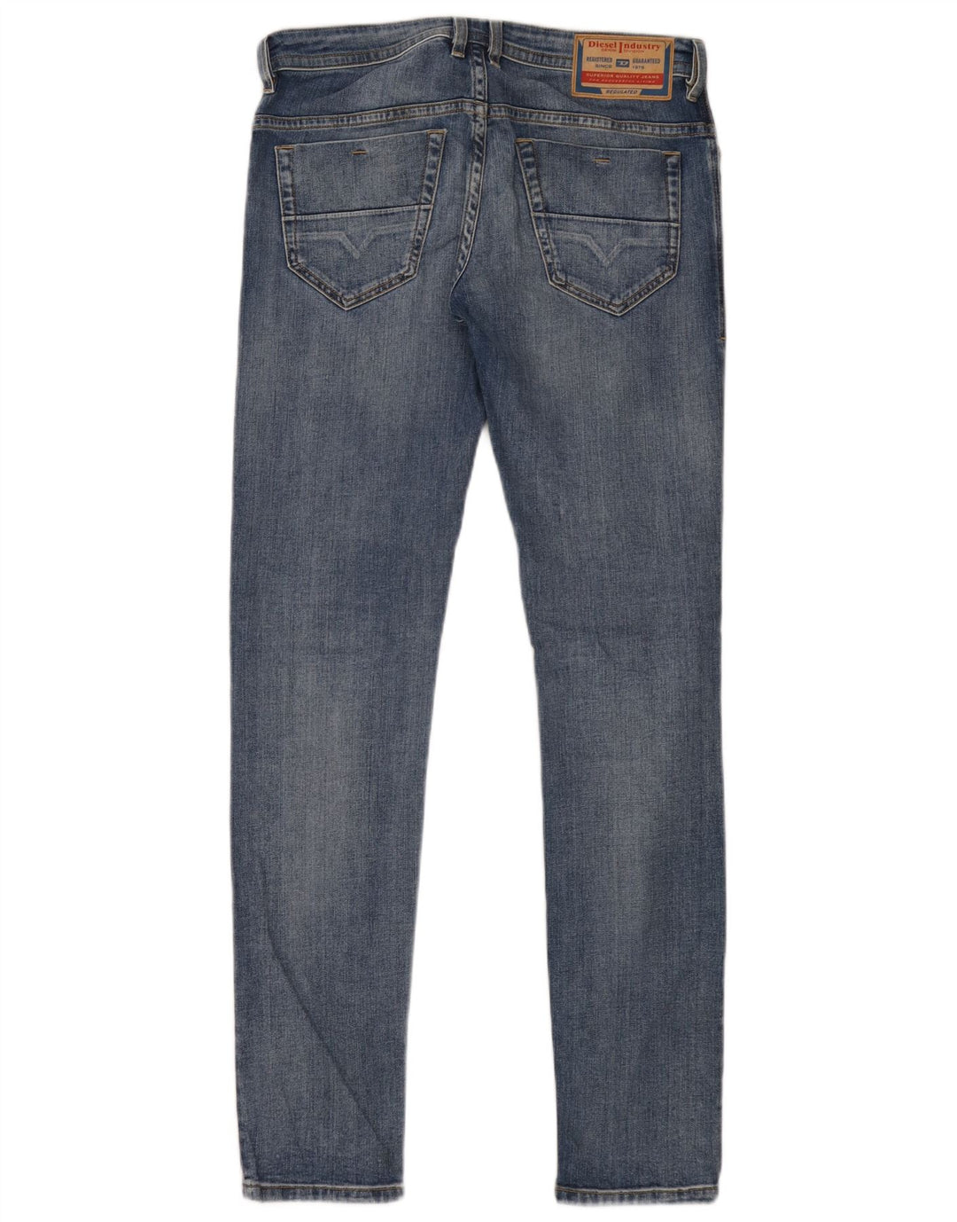 Diesel Mens Thommer Slim Jeans W31 L34 Blue Cotton