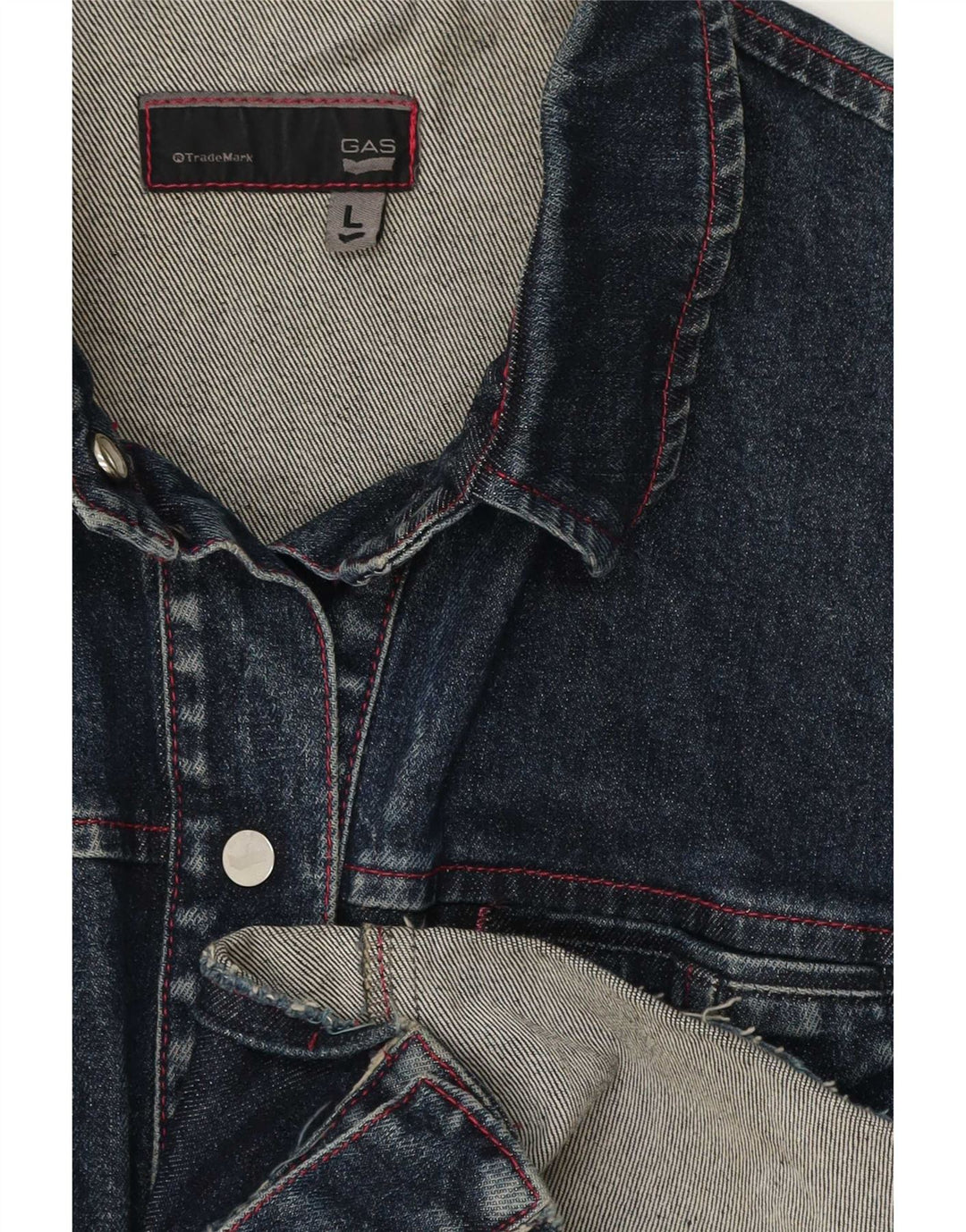 Gas Damen Jeansjacke UK 14 Large Blau