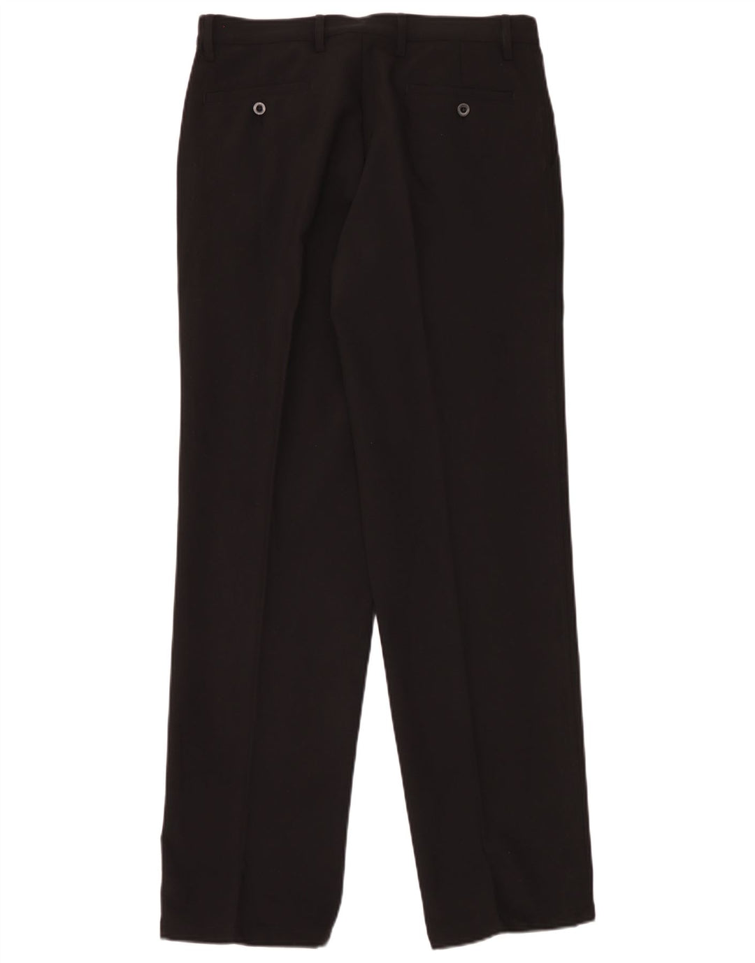 Chervo Pantalón chino con pinzas para hombre IT 48 Medium W32 L33 Poliéster negro