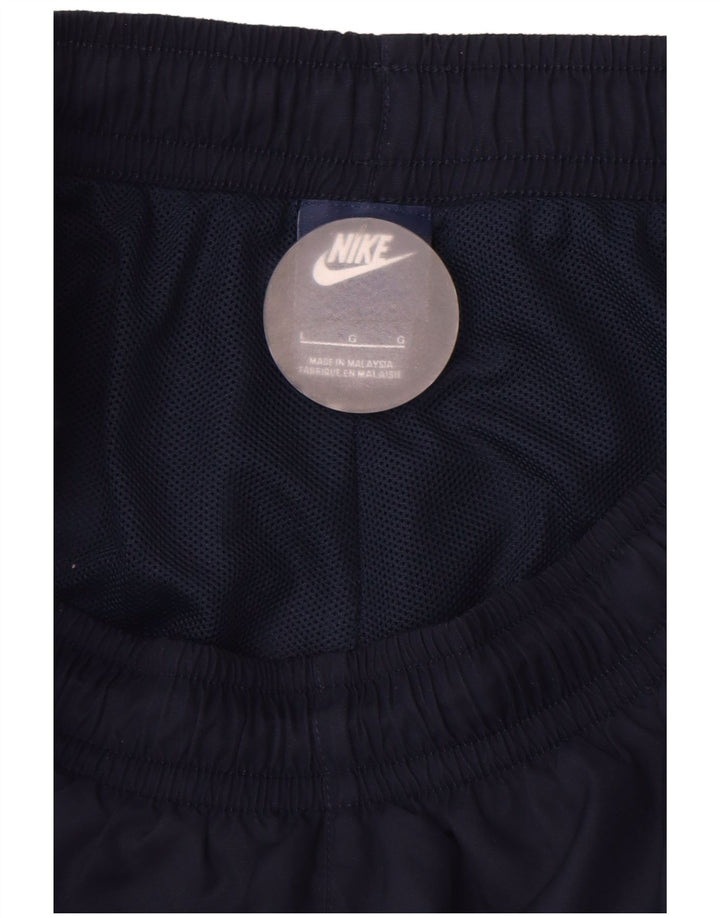Męskie spodenki sportowe NIKE, duże, granatowe, z poliestru