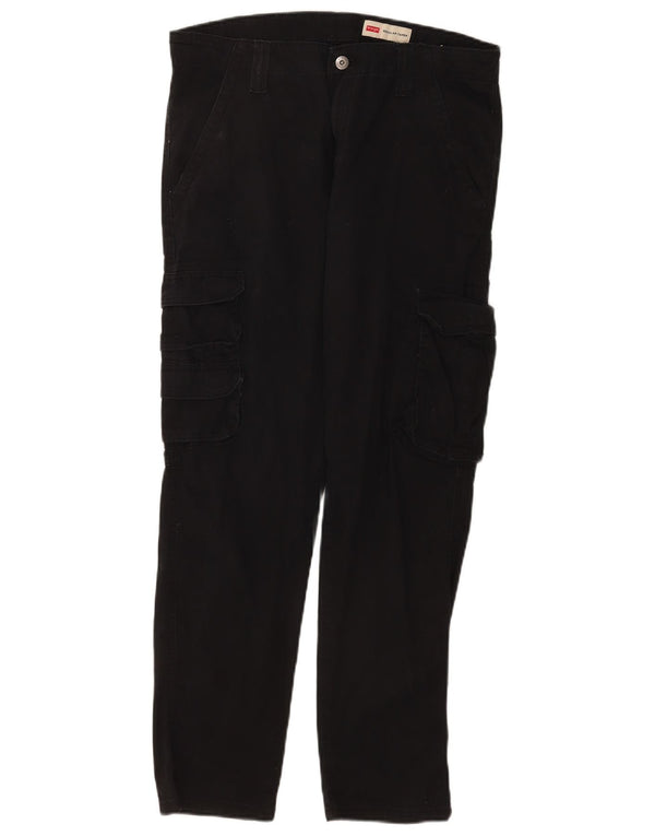 Мужские зауженные брюки-карго Wrangler W32 L30, черные, хлопковые