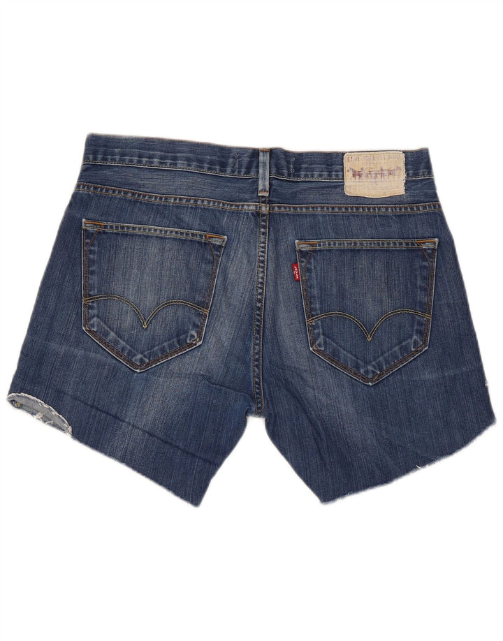 Levi's Herre 506 almindelige denimshorts W34 Large Blue Cotton