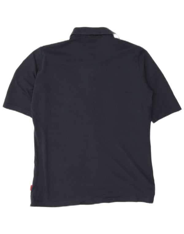 Kappa Womens Polo Shirt UK 14 Medium Navy Blue