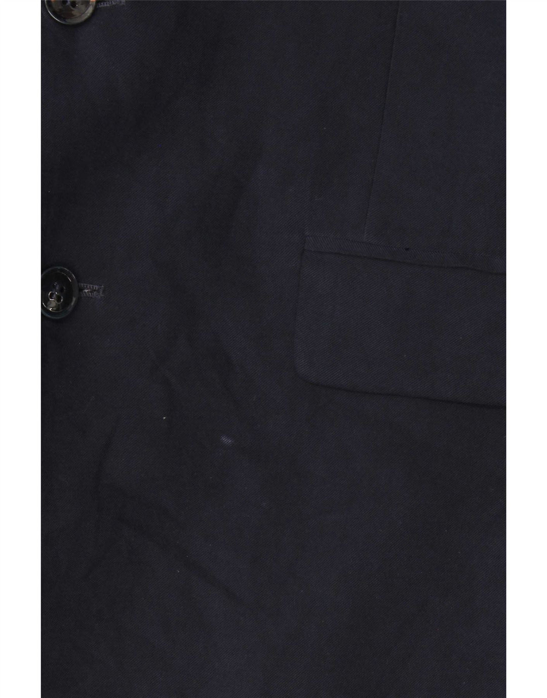 Jaqueta blazer masculina Zara com 2 botões IT 54 2XL azul marinho viscose