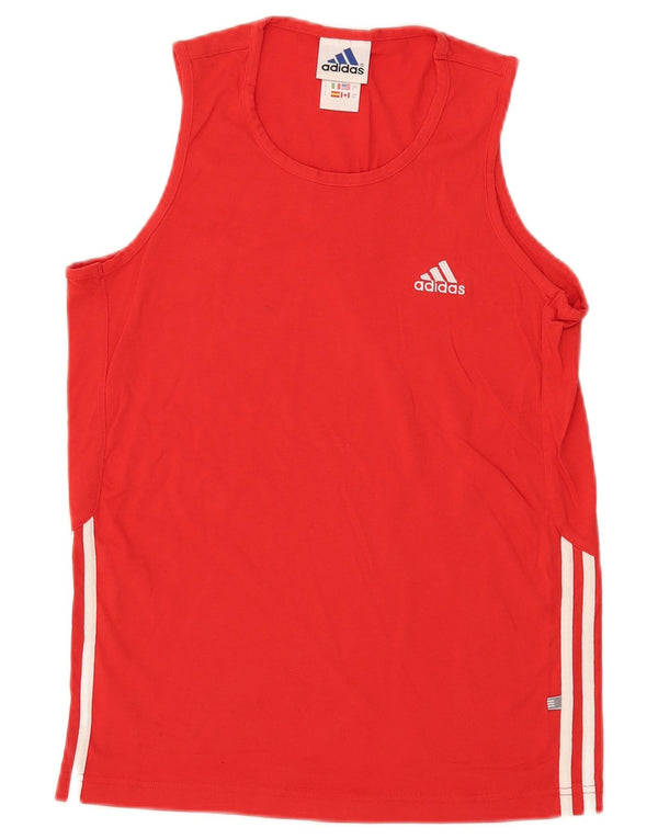 Canotta da uomo Adidas UK 36/38 piccolo cotone rosso