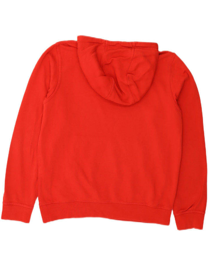 Maglia con cappuccio Nike da uomo in cotone rosso medio