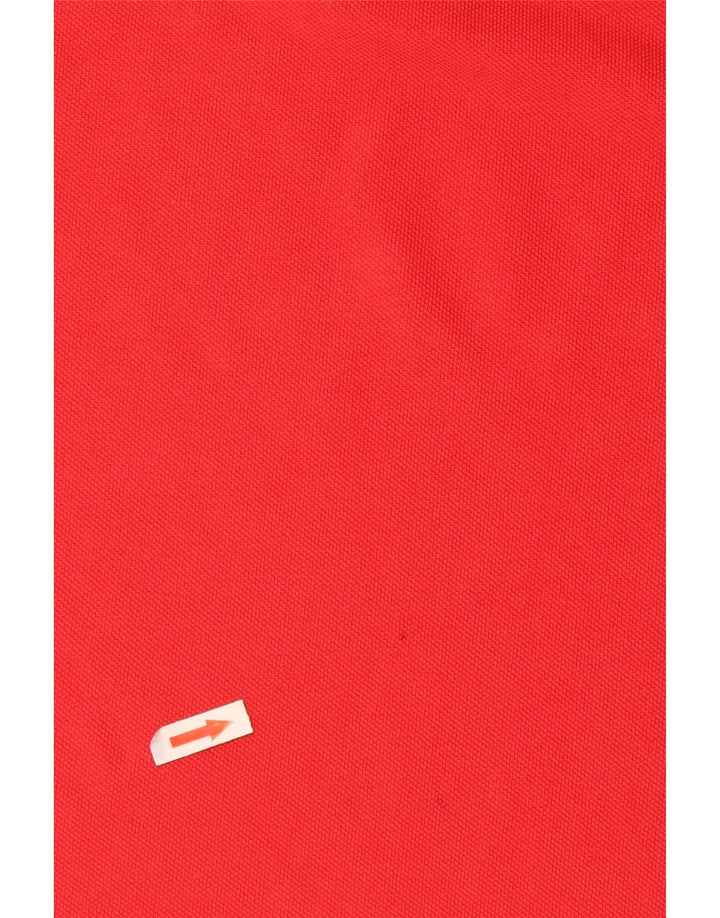 Lyle & Scott herre poloshirt Medium rød bomuld