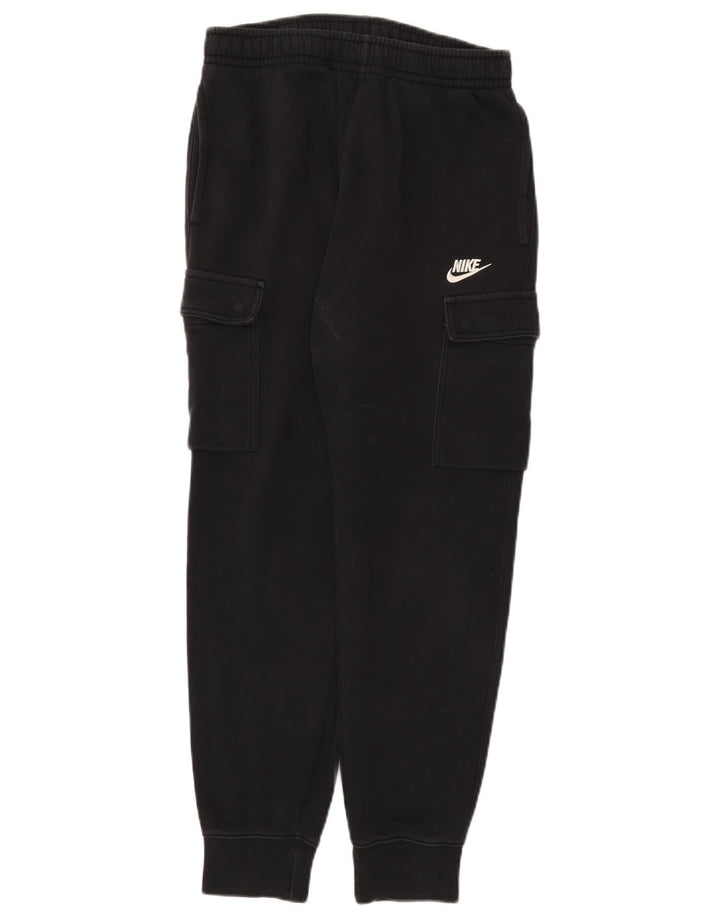 Nike Mens Cargo Tracksuit Trousers Joggers Small Black Cotton