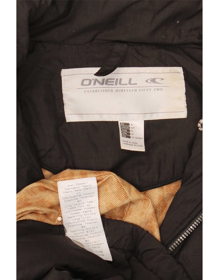 O'Neill Wattierter Damenmantel mit Kapuze, UK 10, Größe S, Schwarz, Polyamid