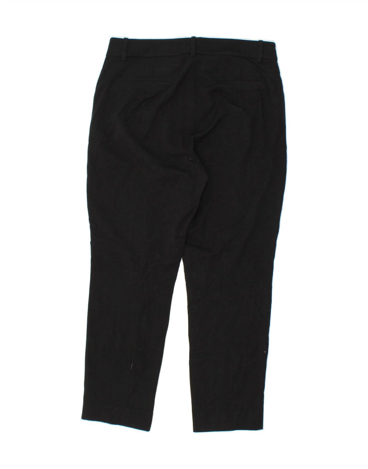 J. CREW Womens Slim Chino Trousers US 10 Large W32 L27 Black Polyester Vintage J. Crew and Second-Hand J. Crew from Messina Hembry 