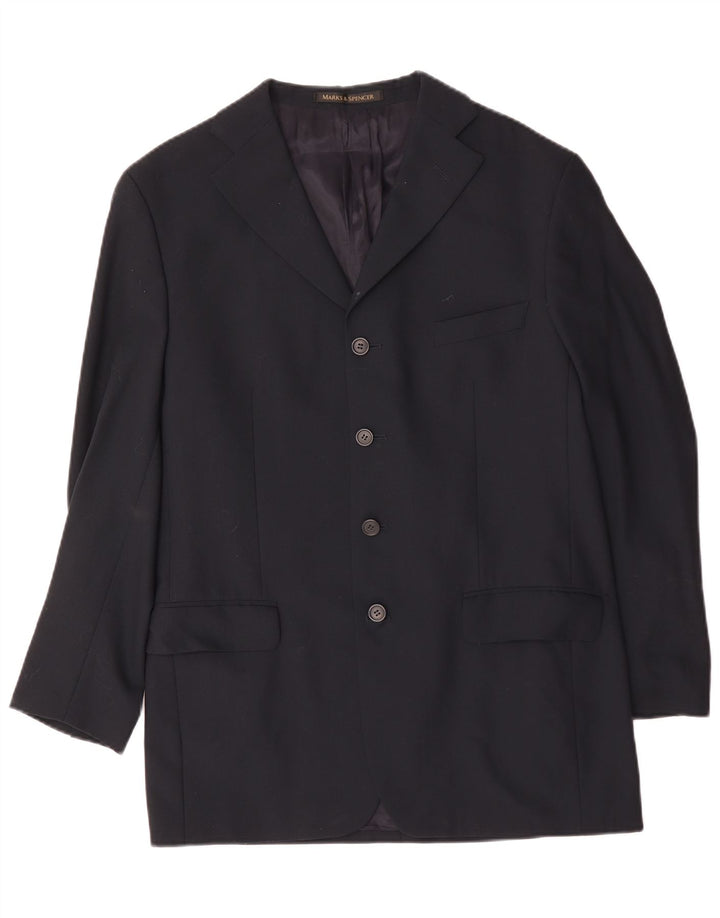 Marks & Spencer Herre St. Michael Blazer Jacket UK 40 Medium Navy Blue