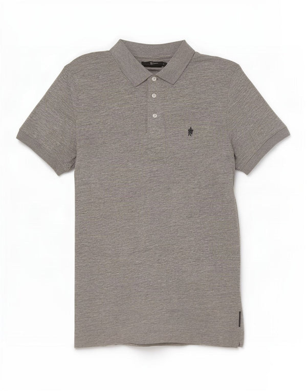 French Connection Polo Homme Grand Gris Coton