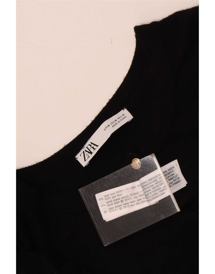 Maglione cardigan da donna Zara UK 12 medio nero