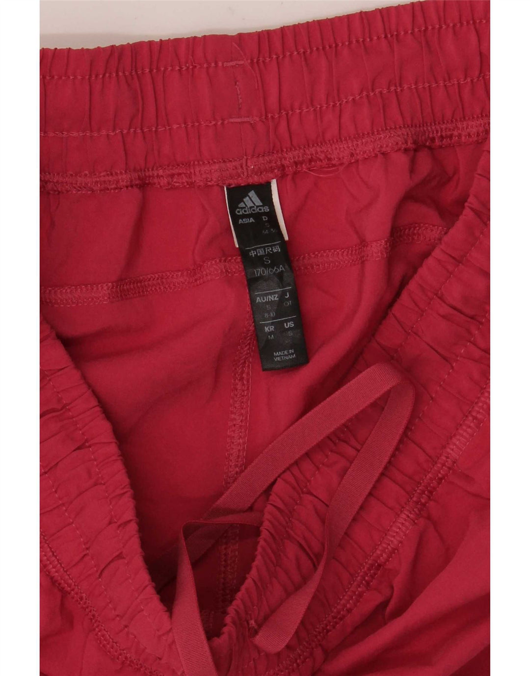 Adidas Womens Sport Shorts UK 10 Small Pink Polyester