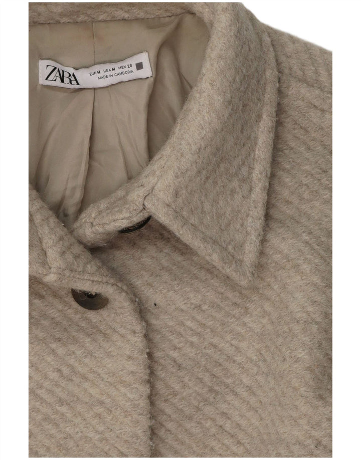 Giubbotto bomber da donna ZARA UK 14 beige medio