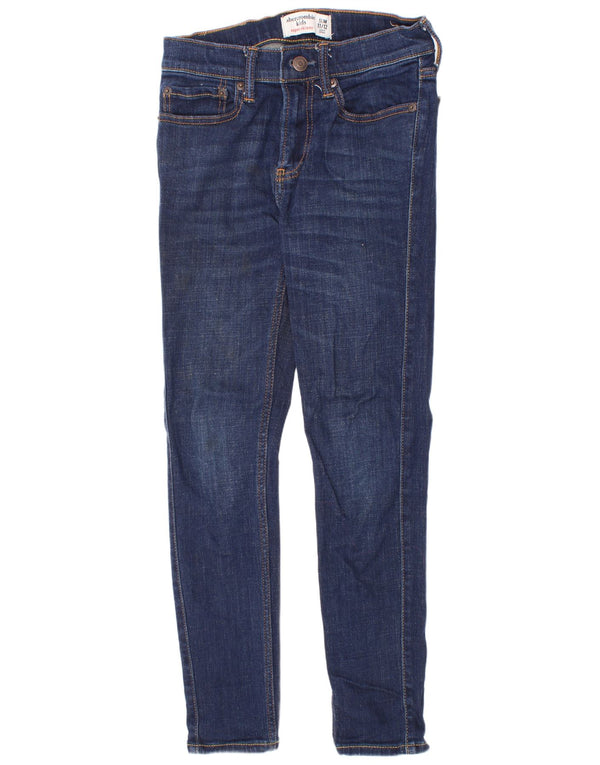 Abercrombie & Fitch Boys Slim Skinny Jeans 11-12 Years W24 L25 Navy Blue