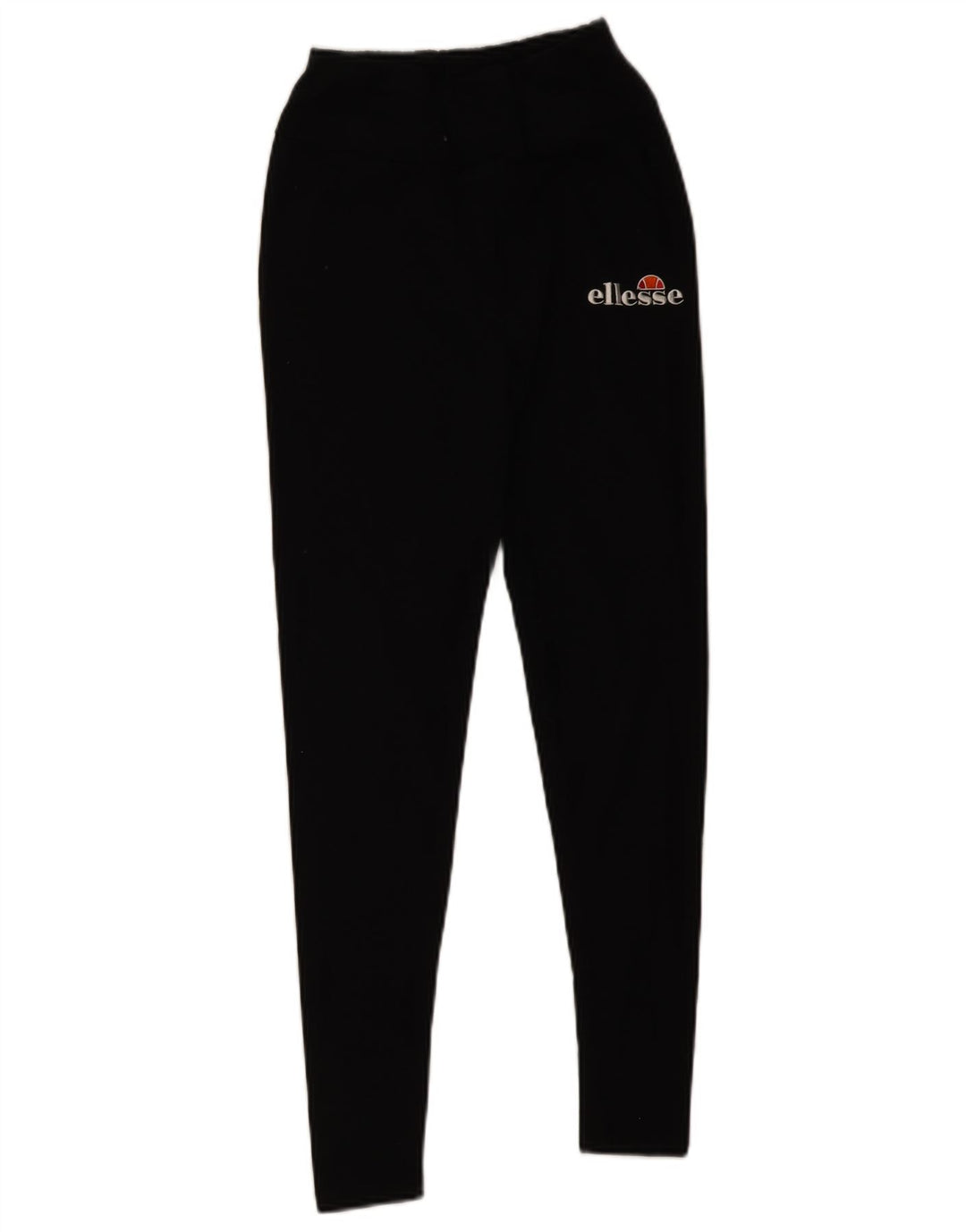 Ellesse Womens Graphic Leggings UK 10 Small Black Cotton