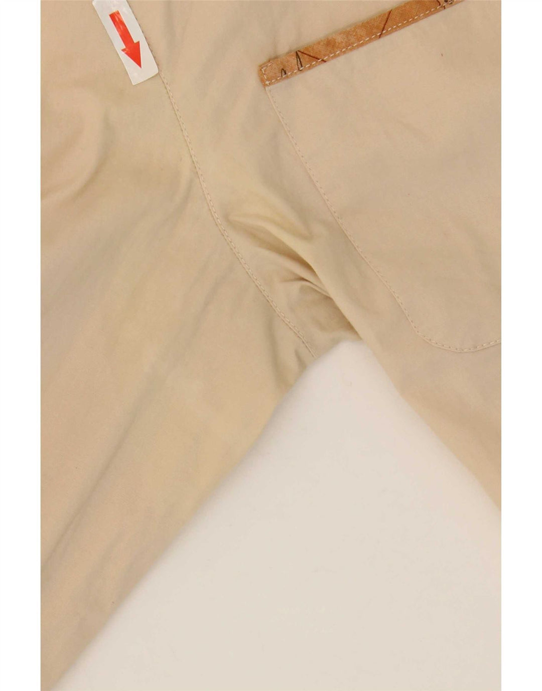 ALVIERO MARTINI Womens Shirt UK 16 Large Beige Cotton