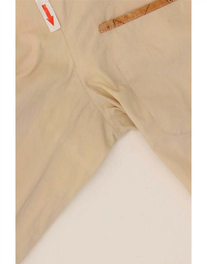 ALVIERO MARTINI Womens Shirt UK 16 Large Beige Cotton