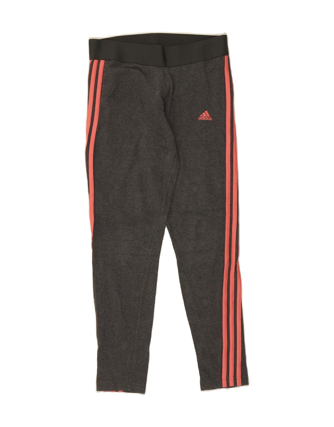 ADIDAS Womens Leggings UK 12/14 Medium  Grey Cotton Vintage Adidas and Second-Hand Adidas from Messina Hembry 