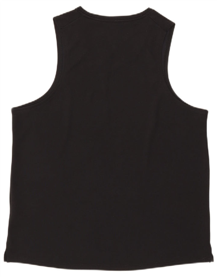 Nike Womens Dri Fit Débardeur UK 16 Large Noir Polyester