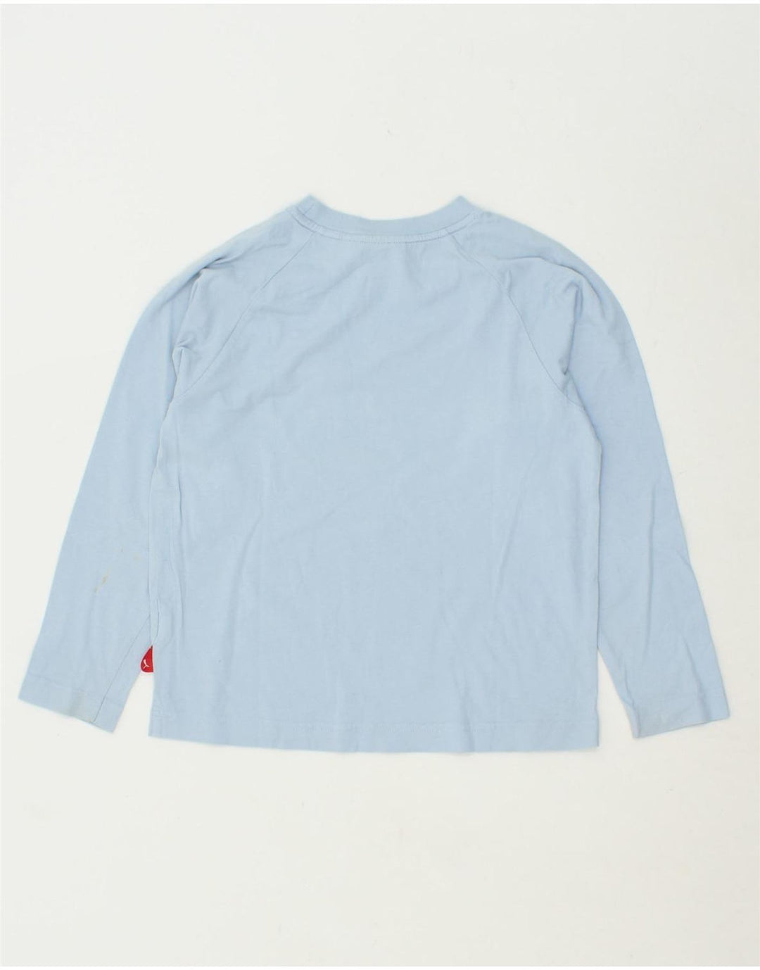 PUMA Boys Graphic Top Long Sleeve 9-10 Years Medium  Blue Cotton Vintage Puma and Second-Hand Puma from Messina Hembry 