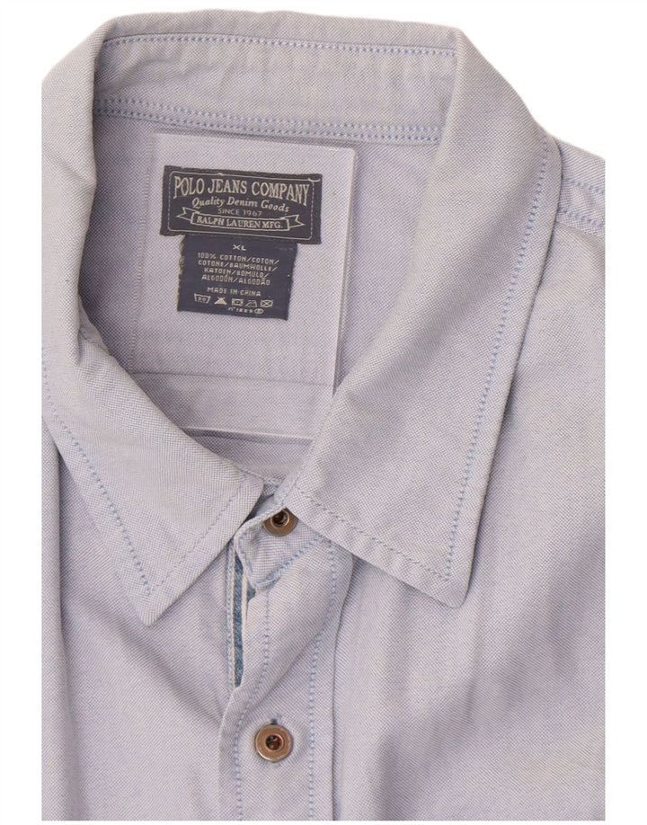Ralph Lauren Mens Shirt XL Blue Cotton