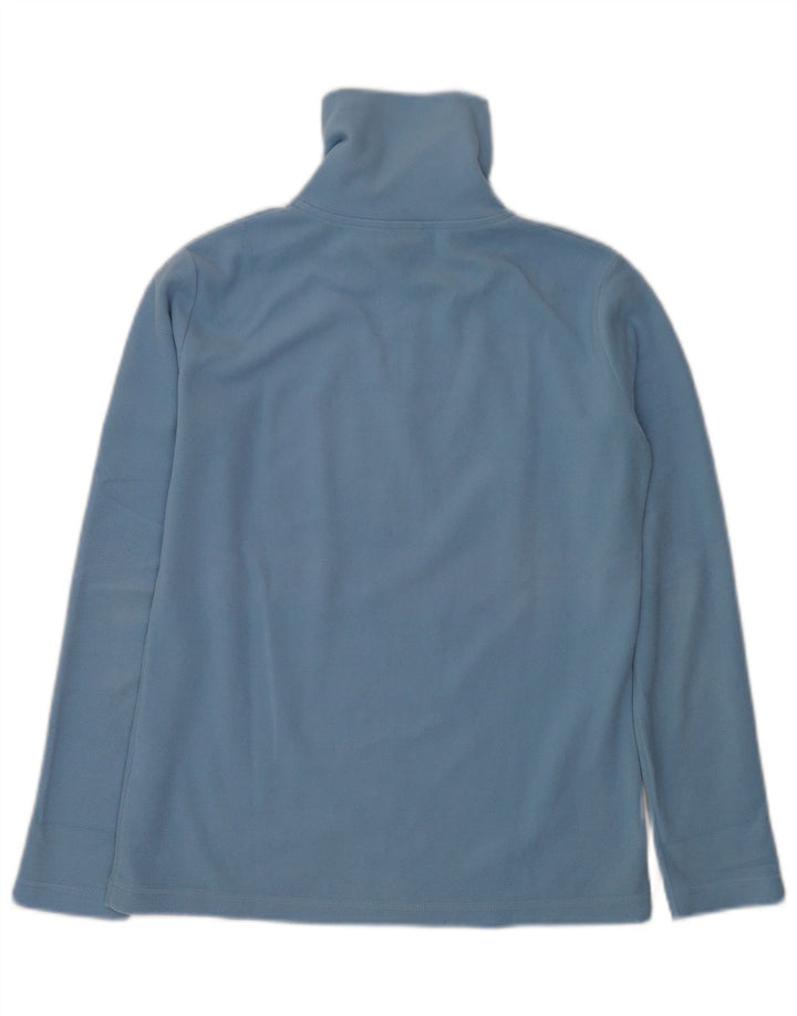 Invicta Womens Zip Neck Fleece Jumper UK 16 Large Blue