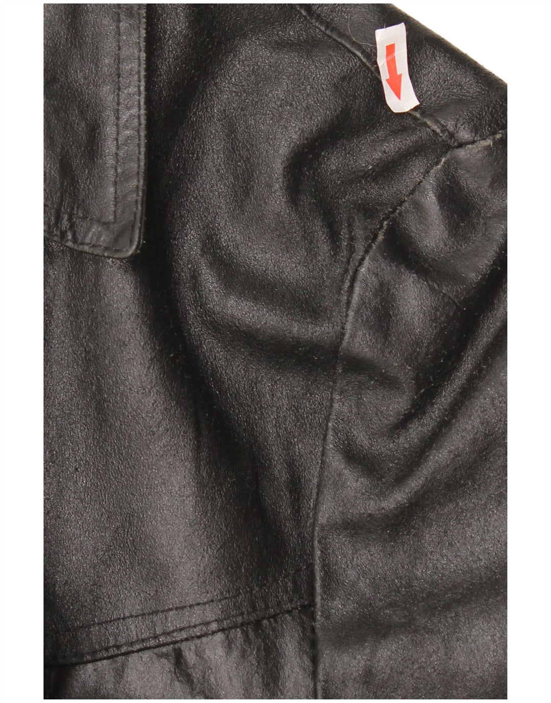 Giacca in pelle vintage da uomo UK 38 in pelle nera media