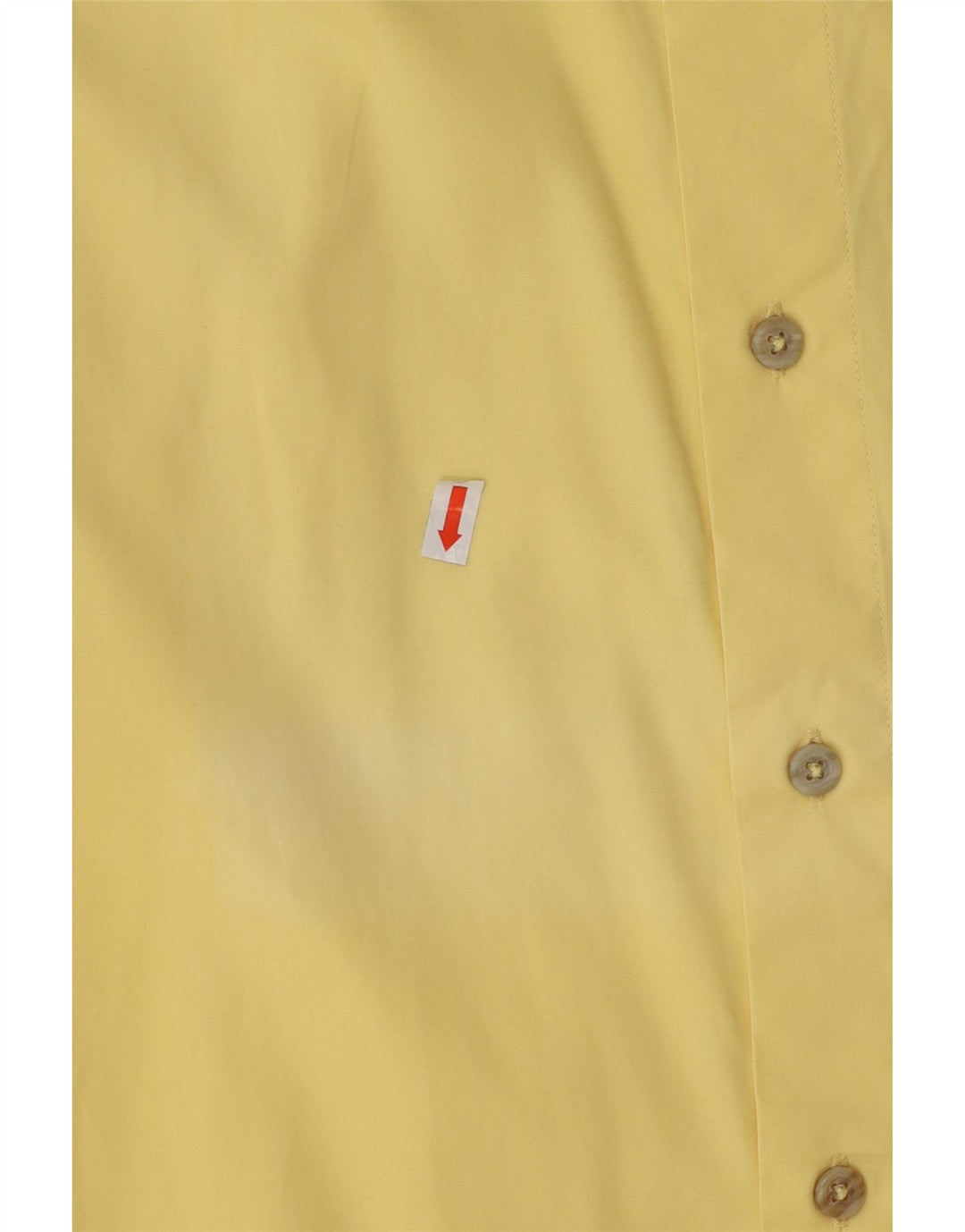 MARLBORO CLASSICS Mens Short Sleeve Shirt Medium Yellow Cotton