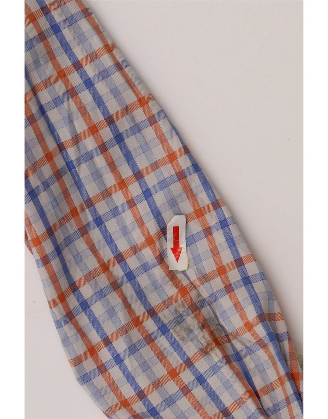 Chaps Chemise Homme Taille 16 1/2 Grand Coton à Carreaux Bleu