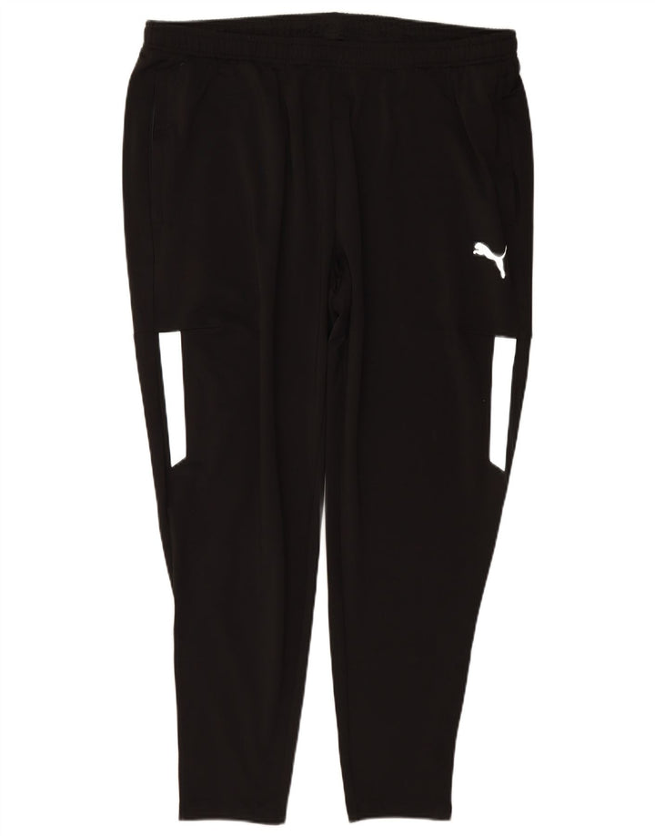 PUMA Mens Tracksuit Trousers 2XL Black Colourblock
