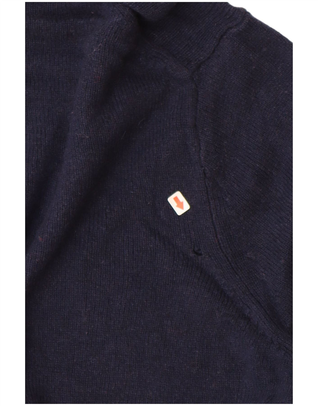 Marks & Spencer Mens Boat Neck Jumper Sweater Large Navy Blue Wool
