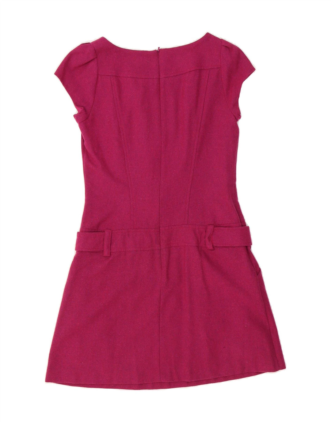 WAREHOUSE Womens A-Line Dress UK 10 Small Pink Wool Vintage Warehouse and Second-Hand Warehouse from Messina Hembry 