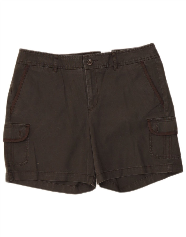 Dockers Womens Cargo Shorts US 8 Medium W32  Grey Cotton