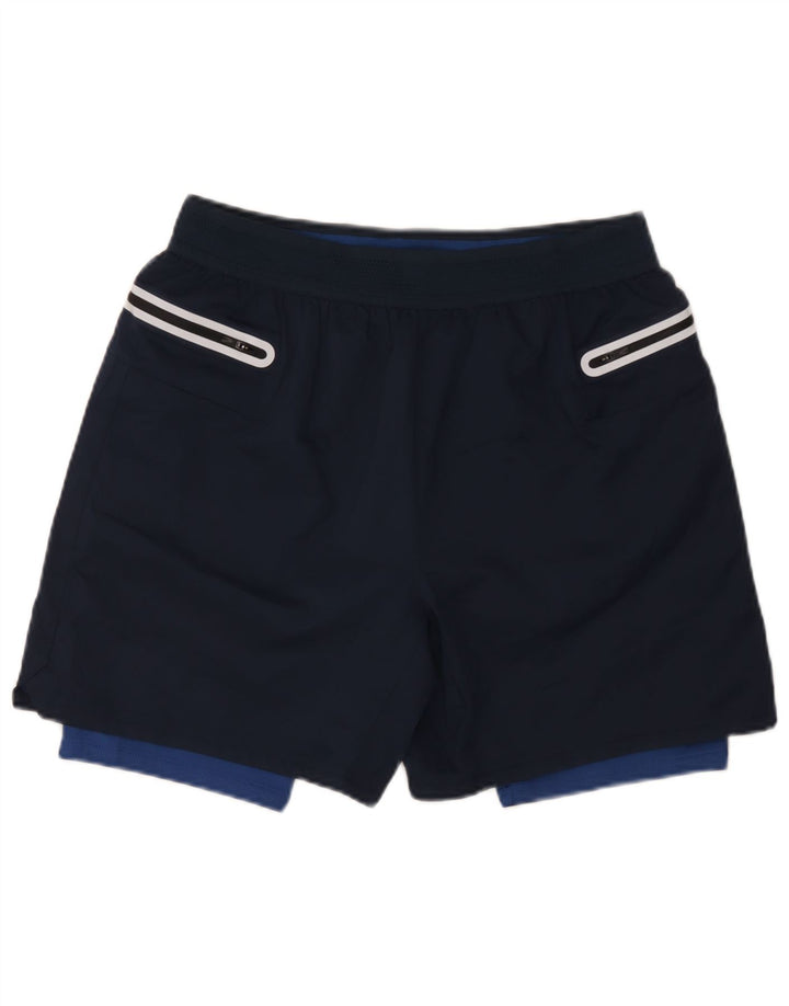 Marks & Spencer Mens Sport Shorts Large Navy Blue Polyester