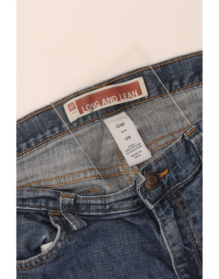 Gap Womens Bootcut Jeans UK 12 Medium W30 L29 Blue Cotton