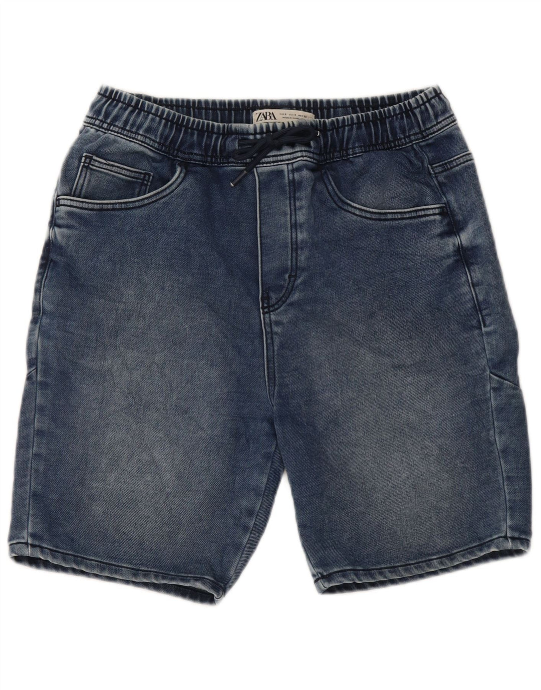 Męskie spodenki jeansowe Zara, małe, W30, niebieskie, bawełniane