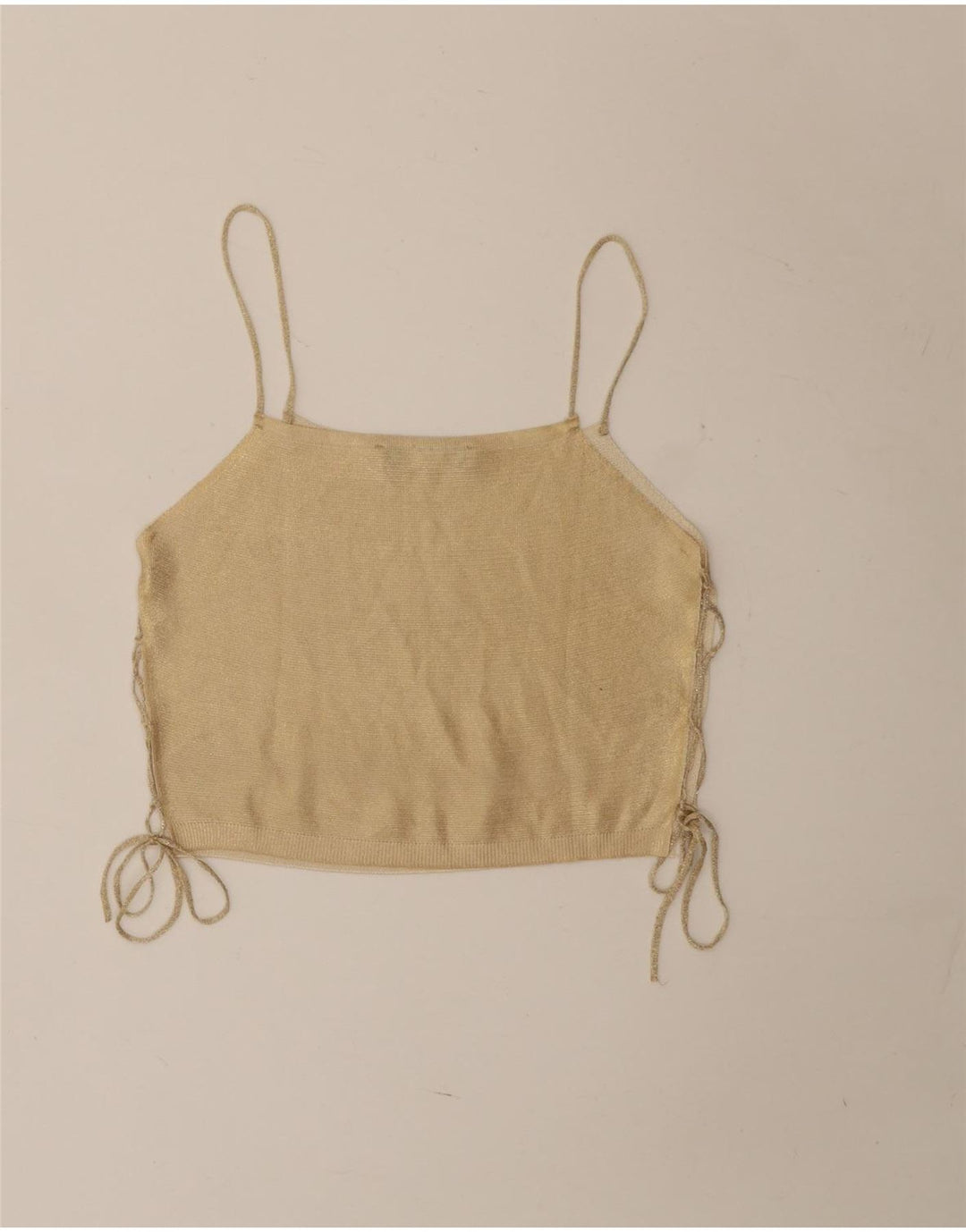 Zara ženski kratki Cami Top UK 12 Srednje bež