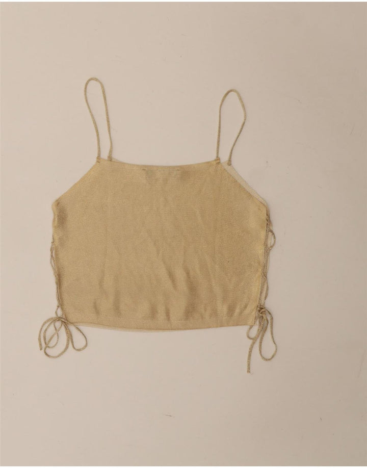 Zara ženski kratki Cami Top UK 12 Srednje bež