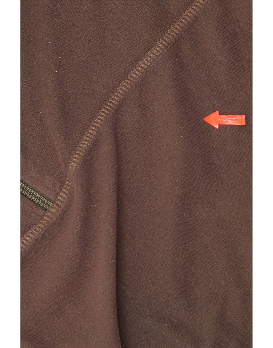 Jack Wolfskin Mens Full Zip Fleece Jumper Large Brown