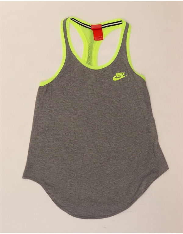 Женский жилет Nike Top UK 6 XS Серый с цветными блоками