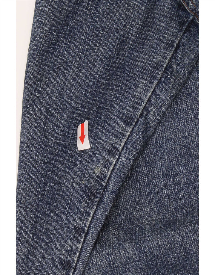 Calvin Klein Mens Straight Jeans W34 L31 Blue Cotton