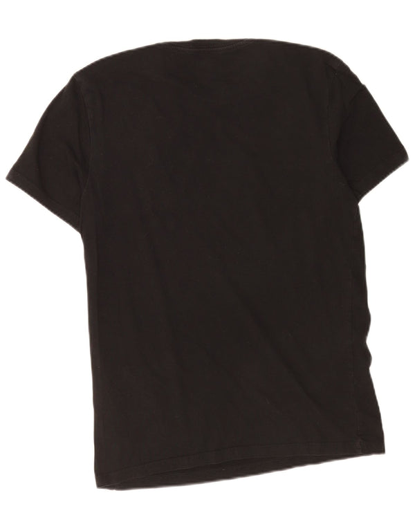 Levi's Herre Slim T-Shirt Top Medium Sort Bomuld