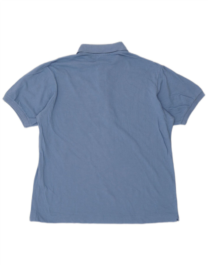 Lacoste Mens Polo Shirt Size 5 Large Blue Cotton
