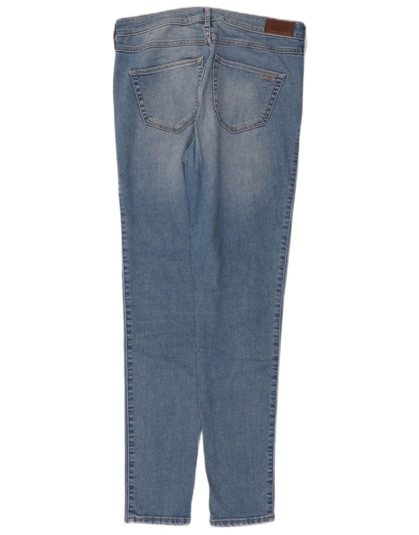 Hollister Damen Skinny Jeans W27 L30 Blaue Baumwolle