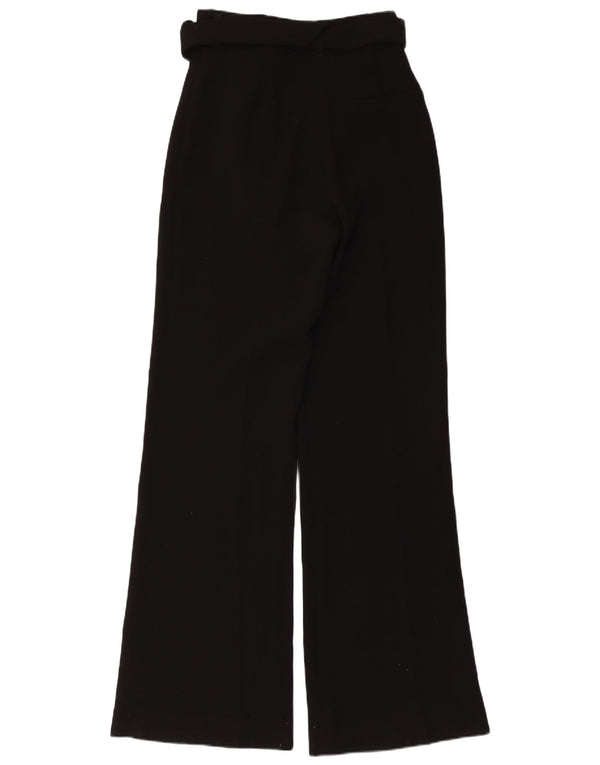 Zara Dame Højtalje Bootcut Casual Bukser Medium W28 L33 Sort